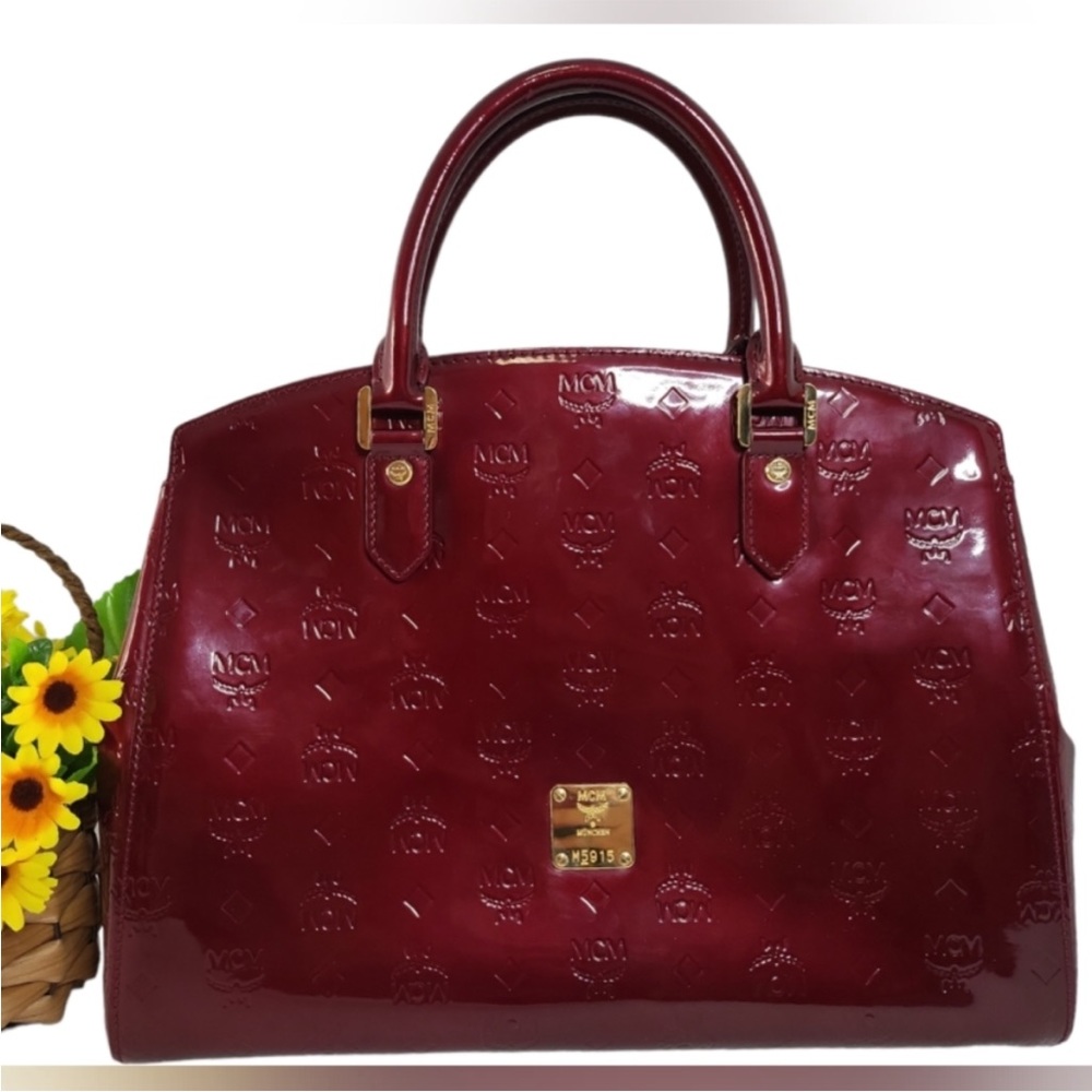Mcm patent leather